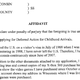 Jose Munoz’s DACA affidavit. Image has been edited to omit personal information.